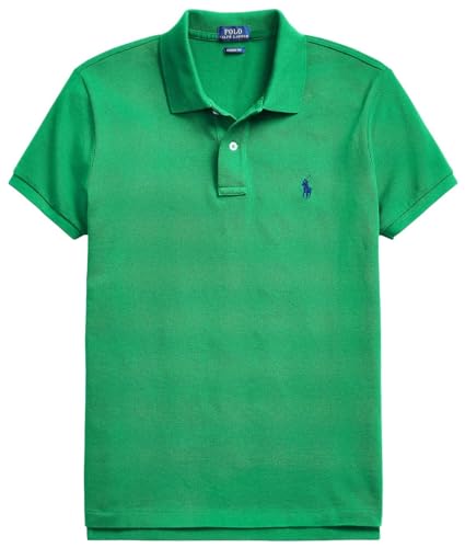 Image of Polo Ralph Lauren Women's Classic Fit Mesh Polo Shirt, BilliardGreen, Small