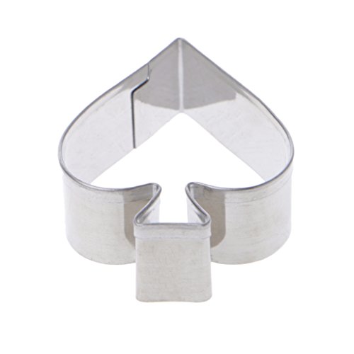 WOWOWO Cookie Molds 4 Pcs Stainless Steel Cookie Cutter Set Poker Pastry Cake Biscuit Cutting Molds,4cm~6cm - Image 2