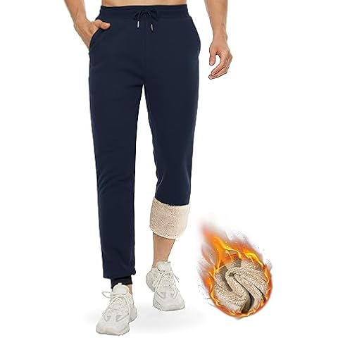 TACVASEN Men's Fleece Jogging Trousers Cover