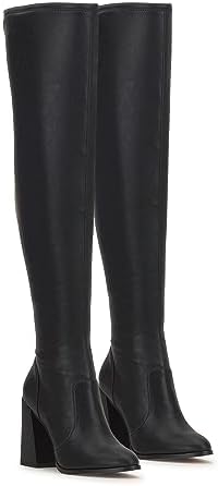 Jessica Simpson Women's Brixten Over The Knee Boot, Black, 8.5 | Image 7