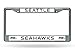 NFL Seattle Seahawks Standard Chrome License Plate Frame