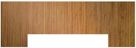 JGC COMERCIAL, Cabeceira de Cama Ripada Madeira Nature Cama King