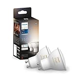 Philips Hue White Ambiance GU10 Lampe Doppelpack 2x350lm, dimmbar, alle...
