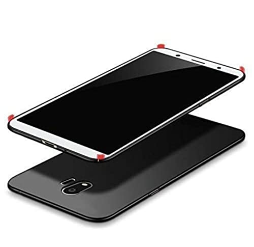 Image of Mobile Back Cover Case for Samsung Galaxy J2 Pro (2018), J250F /DS (Silicone Case|CameraProtection|Black SC1510)