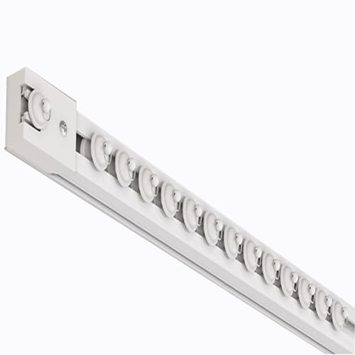 Riel de techo para dormitorio y salón con sistema ajustable blanco de 400cm 2