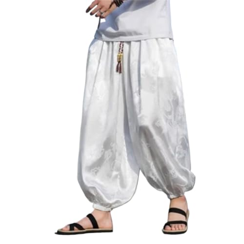 Pantalon décontracté homme jambes larges pour sorties nature