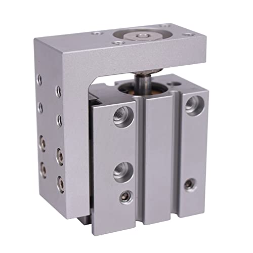 Cylindre pneumatique de précision HLH16X20S avec rail de guidage linéaire