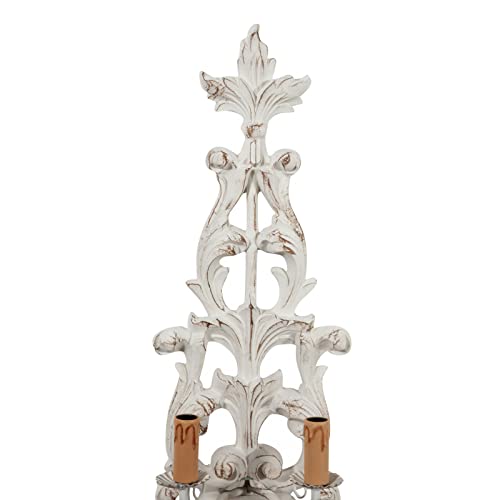 Aplique de Pared Interior de Lujo Barroco Esculpido Biscottini 74cm 5