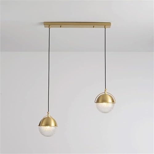 Chandelier pour table de salle à manger moderne or et blanc HJLJKG