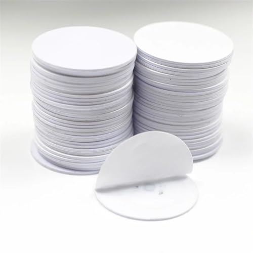 10pcs/Lot 25MM 13.56Mhz NFC 213 Sticker Adhesive PVC Coin Cards Tags for All NFC Phones