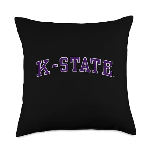 Kansas State Wildcats | Official NCAA University | MMKST04 Throw Pillow