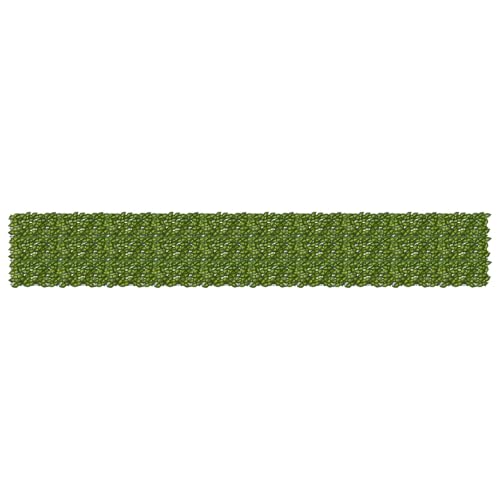 Brise-vue pour balcon avec feuilles protection vent extérieur 500x75cm