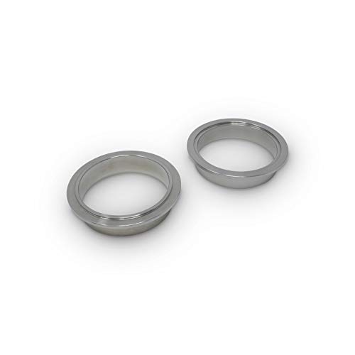 Kraken Automotive - 2.5 Inch V Band Clamp Kit With Male Female Flange - 304 Stainless Steel Ss - Universal For Downpipe, Manifold, Exhaust #TOP4