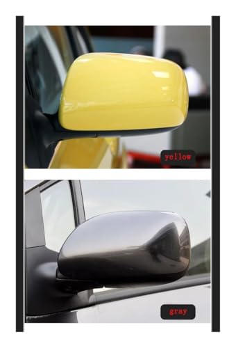 Cubierta de espejo retrovisor exterior puerta ala para Toyota Yaris modelos de 2009 a 2013 5