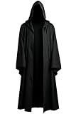 Adult Hooded Robe Cloak Knight Costume Cape Vintage Cloaks Halloween Outfit