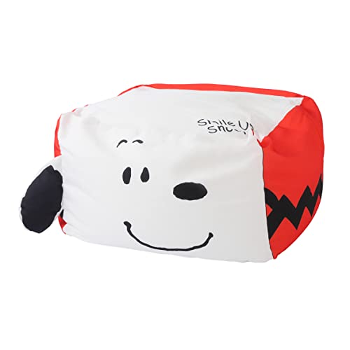 nishikawa 【 西川 】PEANUTS ビーズクッション Lサイズ 洗える 洗濯できるカバータイプ スヌーピー ホワイト WG91209500