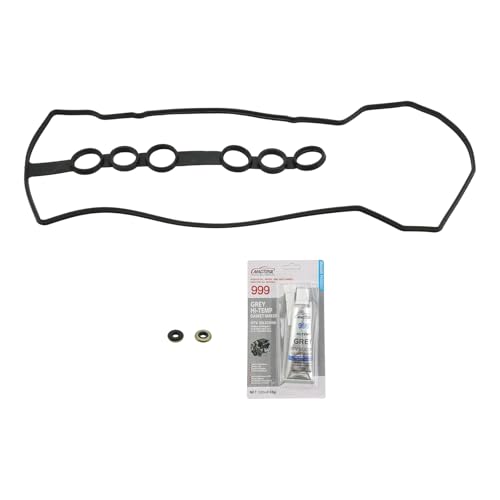 Image of Torchbeam VS50542R Valve Cover Gasket Set Compatible with Toyota Corolla 2000-2008, Matrix 2003-2008, Pontiac Vibe 2003-2008, Celica 2000-2005, Chevy Prizm 2000-2002, MR2 Spyder 2000-2005 1.8L Engine