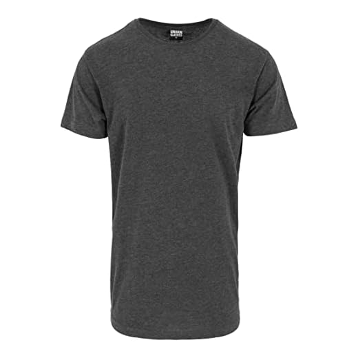 Urban Classics Formad lång T-shirt för män, Grå (antracit 91), XL