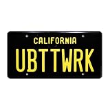 Celebrity Machines | RuPaul s Drag Race | UBTTWRK | Vanity Plate, Stamped Aluminum, Metal Decorative Tag, Corrosion Resistant, Quality Novelty Sign, Wall Decoration, Wall Hanging