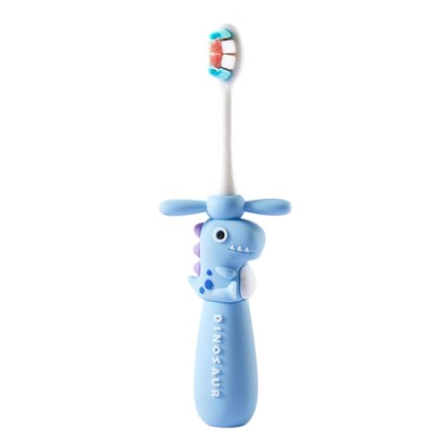 Image of Baby Bucket 3D Cartoon Soft Bristles Toothbrush for Toddlers and Babies -3 Yr+-(SkyBlue)