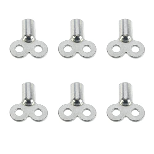 6 llaves de purga de radiador: llave de radiador para facilitar la purga – Llave de purga ideal para todos los radiadores llave de ventilación del radiador para ventilación adecuada para calentadores