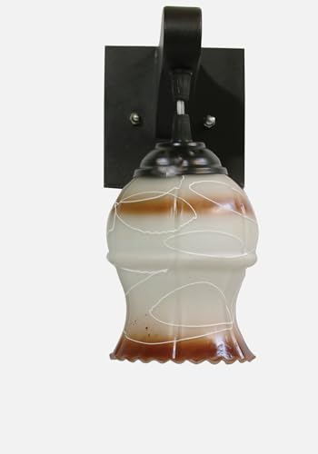 Image of Modern Decorative Designer Wall Light Industries for Living Room, Bedroom, Bedside, and Decorative Lighting Indoor Use, Bulb Not Included (122 Brown, 4)