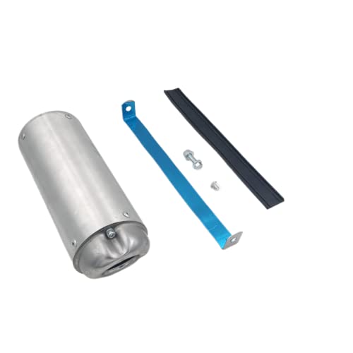 Silver 28Mm Exhaust Muffler Fit Ssr Sdg Crf Xr Ttr 50Cc 70Cc 90Cc Pit Dirt Bike Atv (Pqg) #TOP4