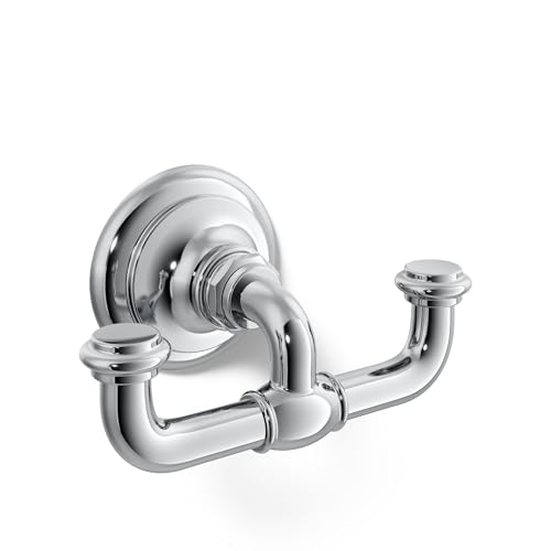 Kohler 72572-CP Artifacts® Double Robe Hook, Polished Chrome