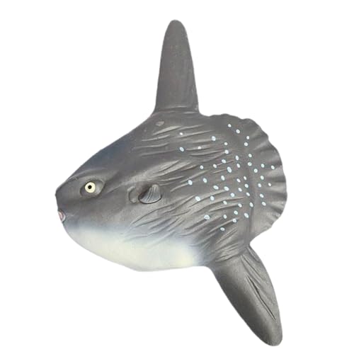 Realistic Sunfish, Fake Fish Figurine Set, 6 Inch Educational Toy with Detailed Design, Home Decor Accessory, Pretend Play Fish 