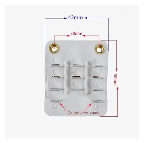 Relé intermedio JQX-38F/3Z 40A relé electromagnético 11 pines DC24V 2
