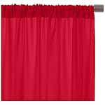 AK TRADING CO. 10 feet x 10 feet Polyester Backdrop Drapes Curtains Panels with Rod Pockets - Wedding Ceremony Party Home Window Decorations - RED (DRAPE-5x10-RED) - Image 4