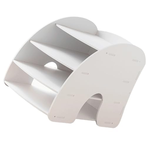 Soporte de escritorio de varias capas con estructura rígida para archivos y revistas