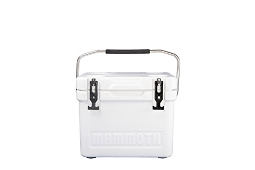 Mammoth Coolers Cruiser Series, Insulated Hard Ice Chest with Durable Double-Walled Rotomolded Construction, Great for On-The-Go- Recreational Activities (Cruiser 30, White)