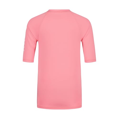 Image of Roxy Girls' Short Sleeve Whole Hearted Rashguard Shirt, UPF 50+ Sun Protection, Quick Dry