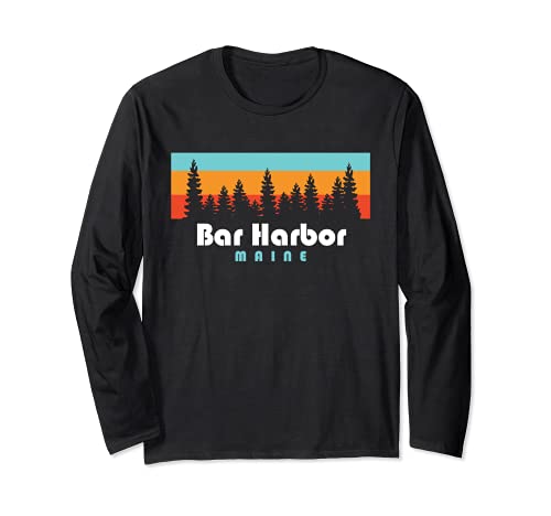 Bar Harbor Maine - Árboles Bar Harbor Manga Larga