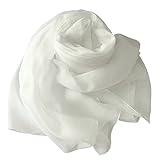 chiffon ivory jimny Fließender, hochwertiger Chiffon - Weich und angenehm auf der Haut. In Weiß und Creme ein attraktives und nützliches Brautaccessoires - Schmeichelnd zu jedem Brautkleiderstoff