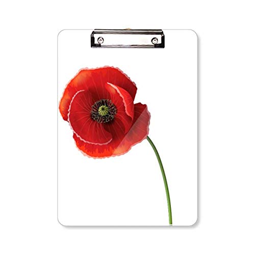 Pad écriture A4 Coquelicot Rouge, fini les feuilles volantes grâce au support rigide