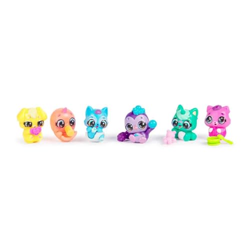 SUNNY, Hatchimals Alive, Viveiro Arco-Íris, Pacote com 6 Ovos Surpresa e Acessórios, Rainbow Splash