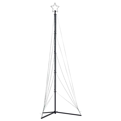 Sapin de Noël blanc froid 300cm avec support stable