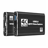 Connectivité USB3.0 : profitez d'un transfert de données à haute vitesse avec l'interface USB3.0 de la carte de capture audio-vidéo 4K, garantissant la compatibilité avec diverses consoles de jeux pour une diffusion en direct fluide et sans décalage.
