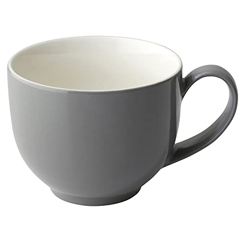 フォーライフ(FORLIFE) For Life Mug Cup 8.8 fl oz (295 ml) Q Tea Cup with Handle Gray 521Gry