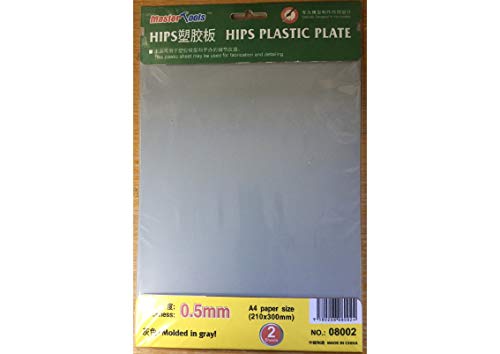 Master Tools 008002 Polystyrène Blanc A4 pour Architecture et Décors