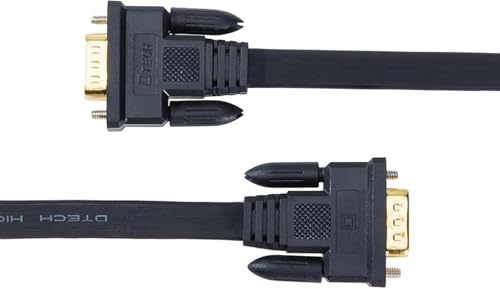 Câble VGA plat 8 mètres DTECH résout les problèmes d'espace - 3
