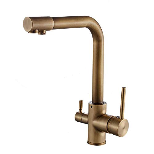 Robinetterie 3 en 1 cuisine : finie l'eau calcaire avec ce mitigeur double usage rotatif
