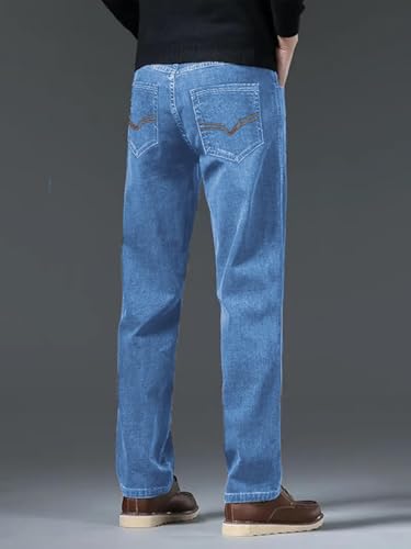 Image of Ben Martin Men's Smart Fit Stretchable Jeans || Mid-Rise Denim Pants with Whisker Wash || Premium Casual Wear Jean for Men || 5 Pocket Jean's for Men's (2)