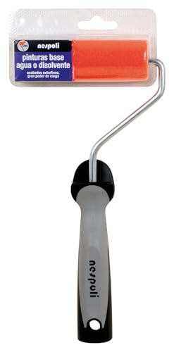 Nespoli Rodillo de Pintura Espuma Magic Finish 11 cm | Acabado Extra Fino y Uniforme | Para Pinturas al Agua, Esmaltes y Barnices | Apto para Madera, Metal y Paredes | Rodillo Profesional Multiusos