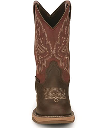 Tony Lama Men's Mankato Waterproof Western Boot Round Toe Brown 8.5 EE US4