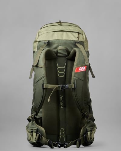 Image of Trishul 70L Modular Trekking Rucksack with detachable 10L daypack, rain cover, AeroSpine support & front opening. Ideal for hiking, trekking & expeditions.