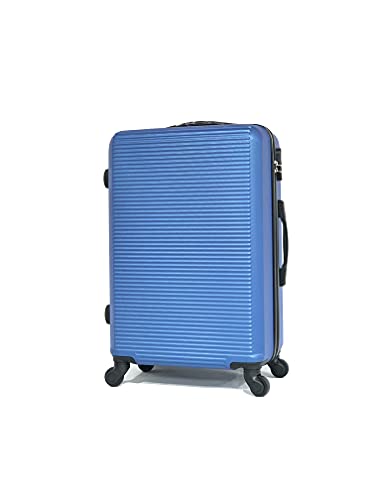 CELIMS - Valigie leggere approvate da più di 100 compagnie aeree per un viaggio in tutta sicurezza, blu, Moyenne 65 cm