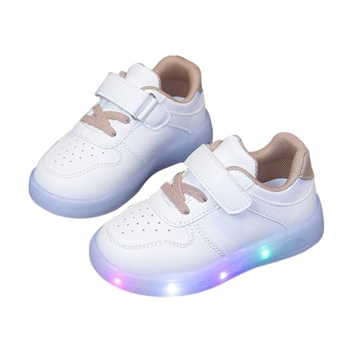 Baskets Lumineuses pour Enfants, Garçons et Filles, Chaussures de Course Clignotantes, Chaussures d'Étincelle pour Bébé, Baskets Légères et Respirantes avec Semelle en Caoutchouc, Chaussures de Sport